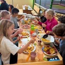 Essen im Indoorspielplatz